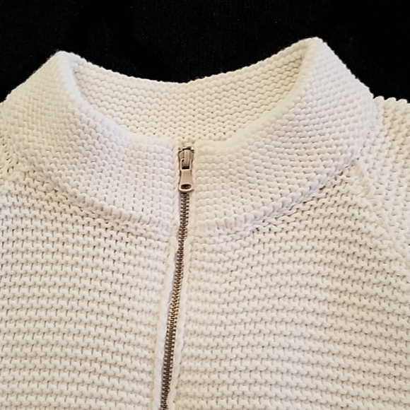 Talbots Front Zip Cardigan Jacket Size Medium - Picture 3 of 5